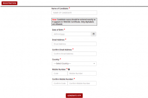 CAT 2022 Registration Form