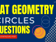 CAT Geometry Circles Questions PDF