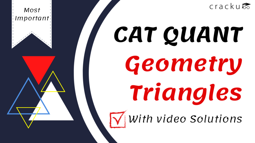 CAT Geometry Triangles Questions PDF [Most Important] - Cracku