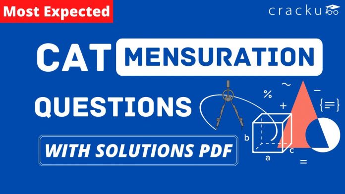 CAT Mensuration Questions PDF