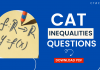 CAT Inequalities Questions PDF