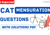 CAT Mensuration Questions PDF