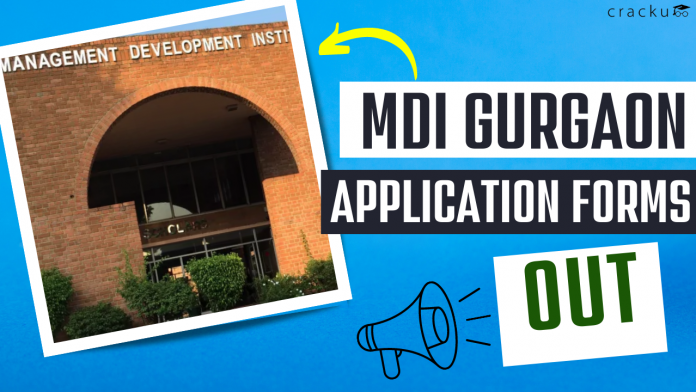 MDI Gurgaon application form 2023 out