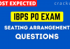 Seating Arrangement Questions Questions
