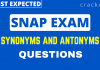 _ sSynonyms and Antonyms Questions