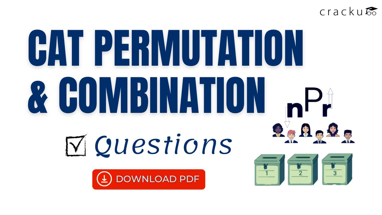 Permutation And Combination Questions For CAT - Cracku