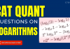 CAT logarithms Questions PDF