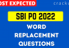 _ Word Replacement Questions