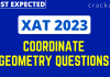 XAT 2023 Coordinate Geometry Questions PDF