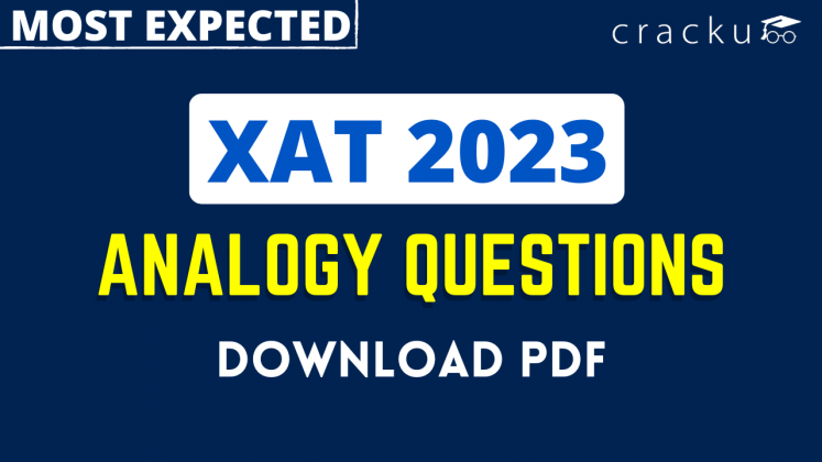 XAT Analogy Questions PDF [Download] - Cracku