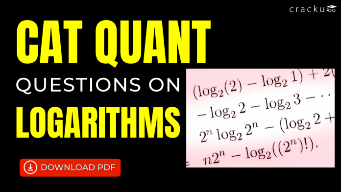 CAT logarithms questions