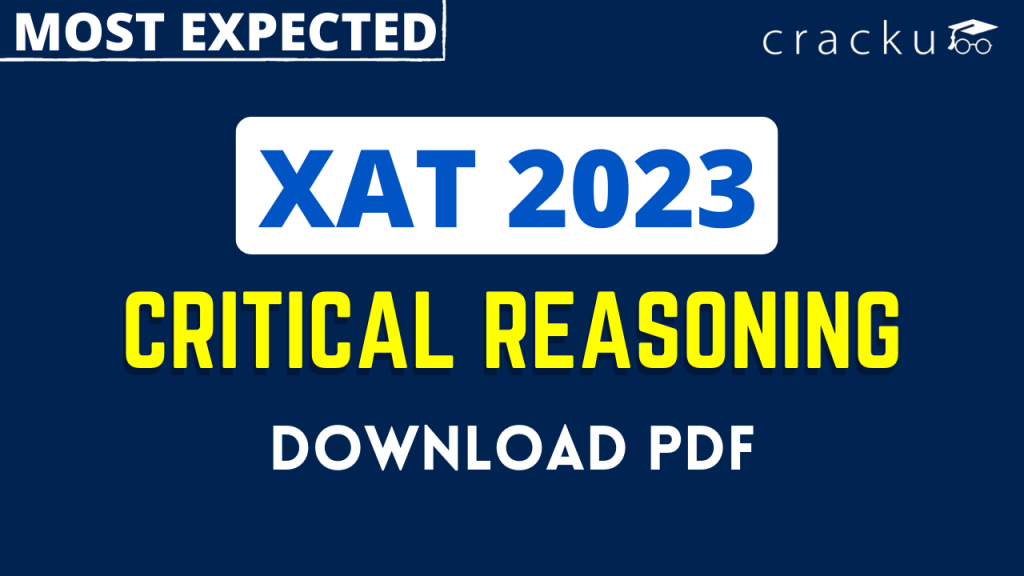 XAT Critical Reasoning Questions PDF - Cracku