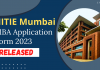 NITIE Mumbai Application Form 2023