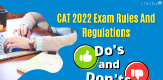CAT 2022 Exam Rules And Regulations