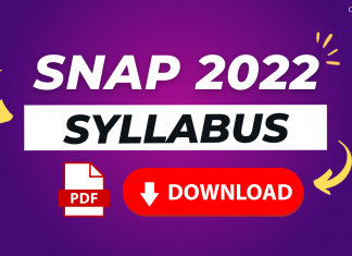 SNAP 2022 Syllabus PDF