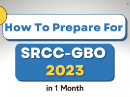 How To Prepare For SRCC GBO 2023 in 1 Month?