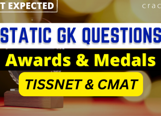 Important Static GK Questions and Answers PDF - Awards and Medals