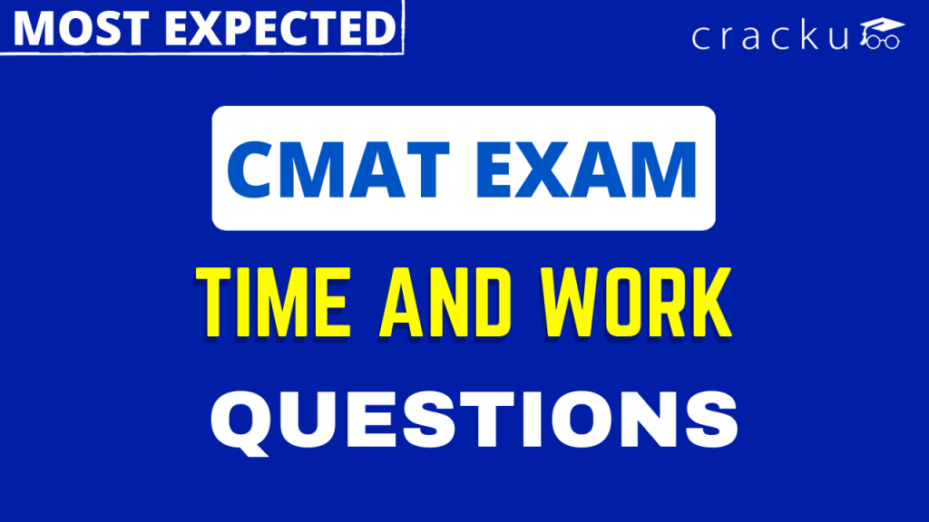 CMAT Time and Work Questions [Download PDF] - Cracku