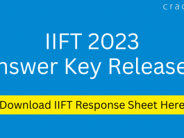 IIFT 2023 Answer Key released