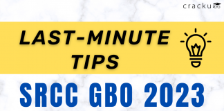 Last-minute Tips For SRCC GBO 2023
