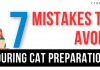 Mistakes During CAT Preparation