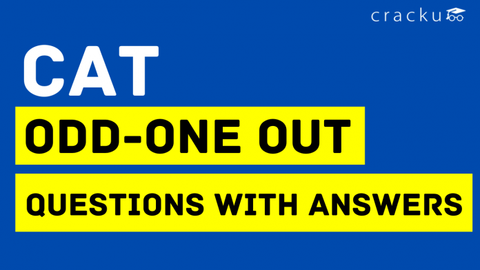 CAT Questions on odd-one out