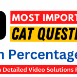 CAT Questions On Percentages With Detailed Video Solutions PDF