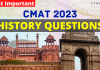 CMAT 2023 History Questions