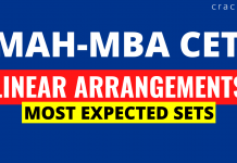 MAH-MBA CET Linear Arrangements Sets