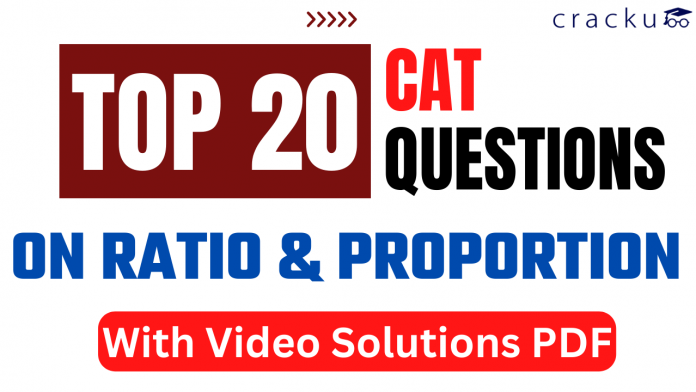 CAT questions on ratio and proportion PDF