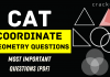CAT Coordinate Geometry Questions PDF