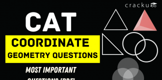 CAT Coordinate Geometry Questions PDF