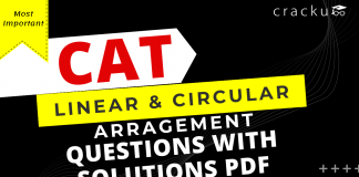 CAT Linear & Circular Arragement Questions PDF