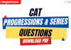 Progression and Series Questions for CAT