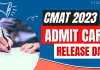 CMAT admit card release date