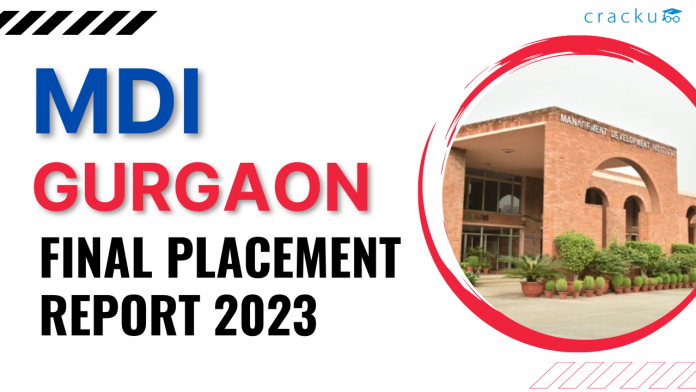 MDI Gurgaon Final Placement Report 2023