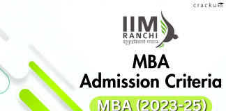 IIM Ranchi MBA Admission Criteria (2023-25)