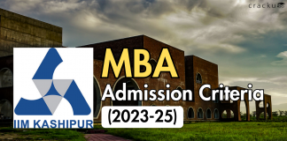 IIM Kashipur MBA Admission Criteria (2023-25)