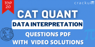 CAT Data Interpretation Questions PDF