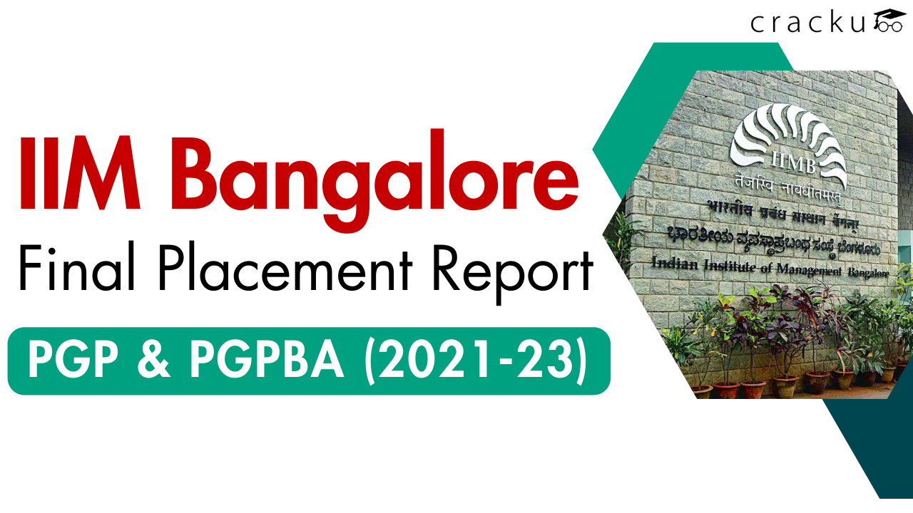 IIM Bangalore Final PGP & PGPBA Placement Report 2023 (4.4% In Average ...