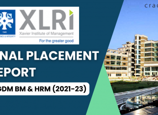 XLRI Jamshedpur Final Placement Report 2023