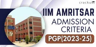 IIM Amritsar PGP Admission Criteria (2023-25)