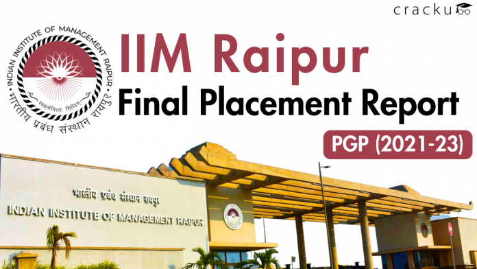 IIM Raipur PGP Final Placement report 2023