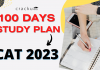 100 DAYS STUDY PLAN For CAT 2023