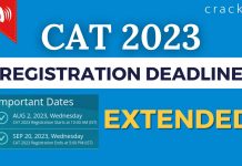 CAT 2023 registration deadline extended