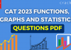 CAT 2023 Functions, Graphs and Statistics Questions PDF