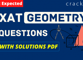 XAT Geometry Questions PDF