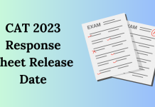 CAT 2023 Response Sheet Release Date