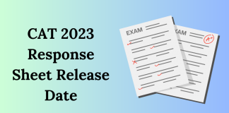 CAT 2023 Response Sheet Release Date