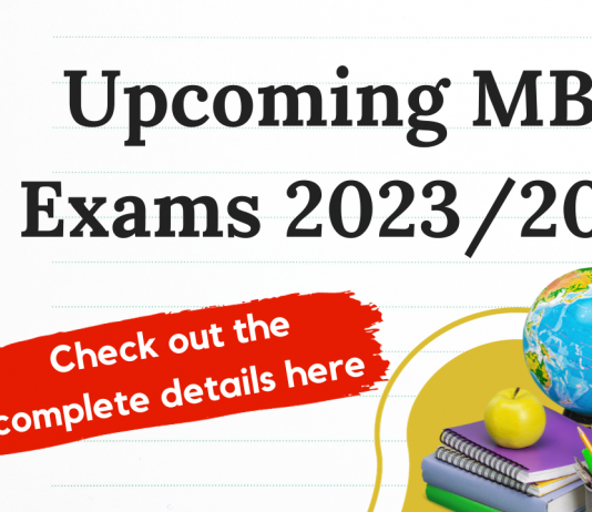 Upcoming MBA Entrance Exam 2023